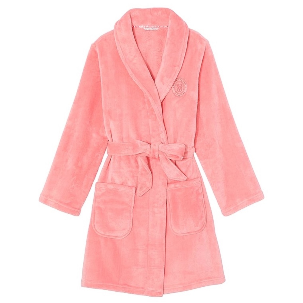 Victoria’s Secret Short Cozy Robe M/L Pink